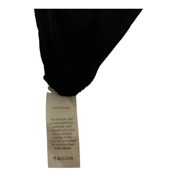 ATM Womens Soft Modal T-Shirt Black Tee Shirt Top Size Small FLAW - Picture 11 of 11